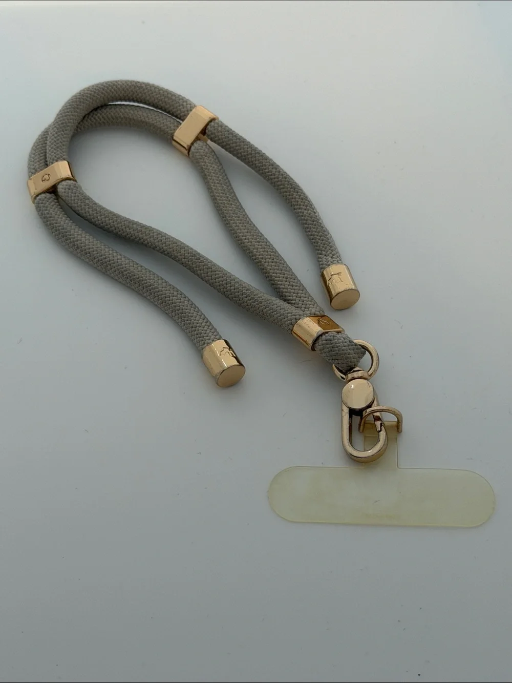 Phone Lanyard Bundle: Crossbody & Gold Chain Wrist Strap